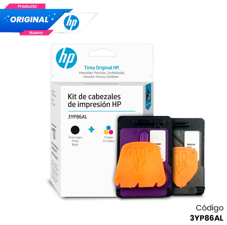 Cabezal 3YP86AL Original Negro Tricolor