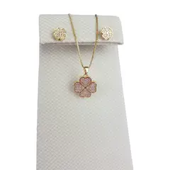 GENERICO - JUEGO DE COLLAR Y ARETES