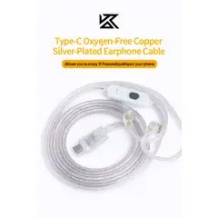 KZ - Cable USB C para audifonos con Micrófono