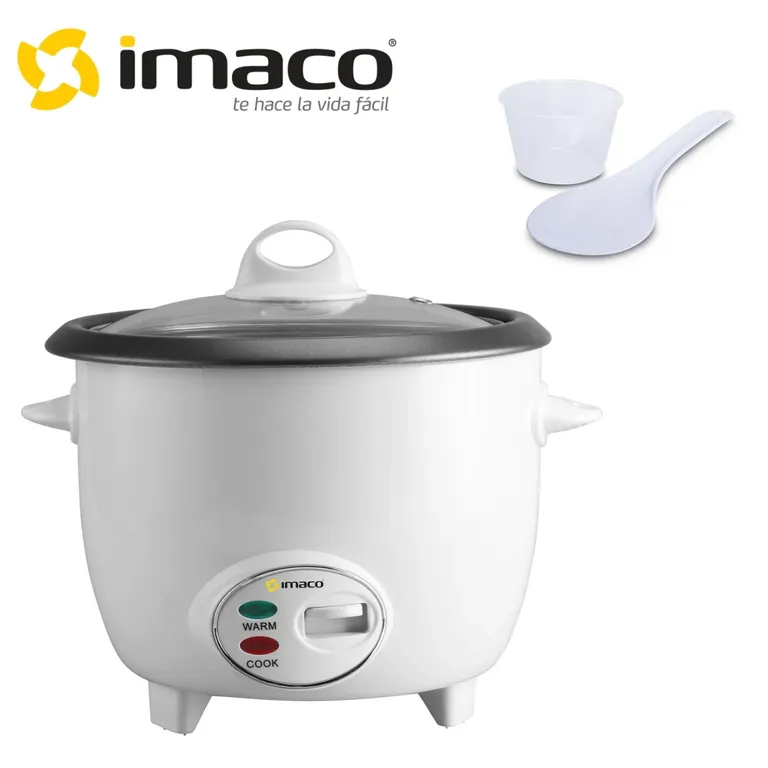 Olla Arrocera RC6 Multiusos 1.2 Lts Antiadherente Blanco