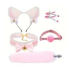 GENERICO - TAPON ANAL PLUG COLA DE ZORRO PUNTA DE ACERO PEZONERA MORDAZA