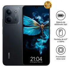 XIAOMI - Redmi Note 15C 8GB 256GB Dual Sim 69” Negro