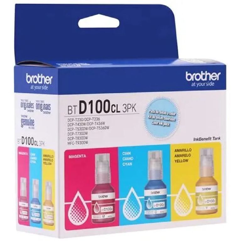 Kit De Tintas BTD100CL 3pk T530 T730 T930