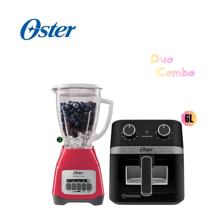 Dúo Licuadora BLSTKAG-MPB y Freidora Manual CKSTAF60WMDF