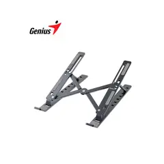 GENIUS - Base para Laptop/Tablet G-STAND M250 ALUMINIO Hasta 17" Plegable 7 niveles Negro
