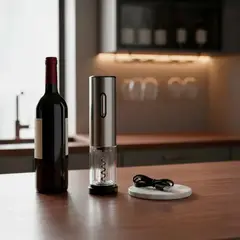 ICHIMATSU - Sacacorcho Eléctrico Recargable USB de Acero Inoxidable 10200124