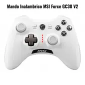 MSI - Mando Inalambrico Force GC30 V2 White Gaming Controller USB 2.0