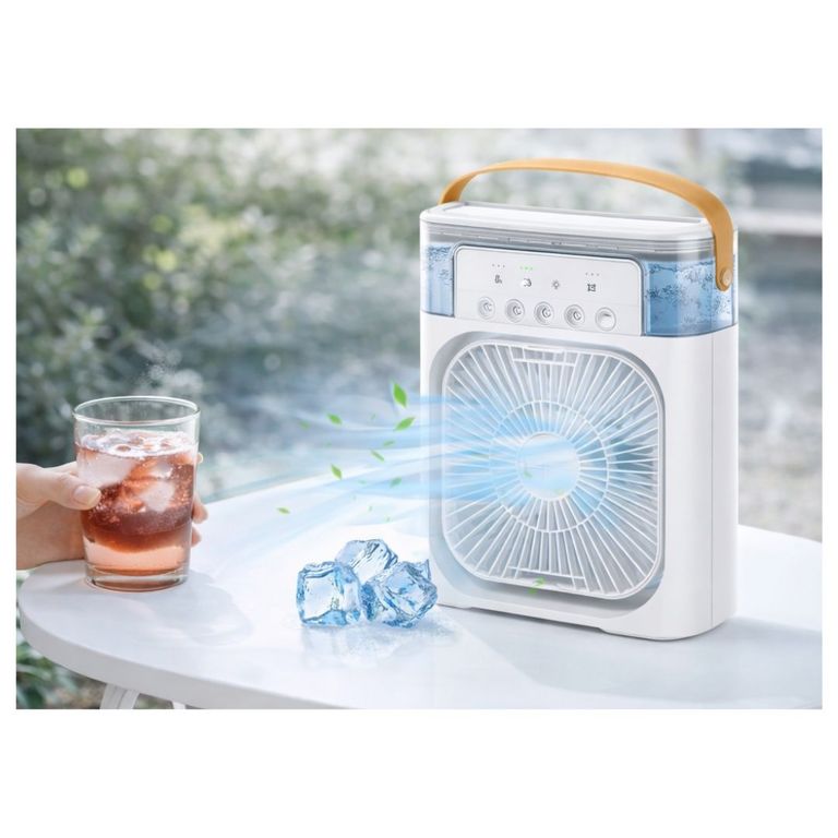 1 Enfriador Portátil de Aire con Nebulización