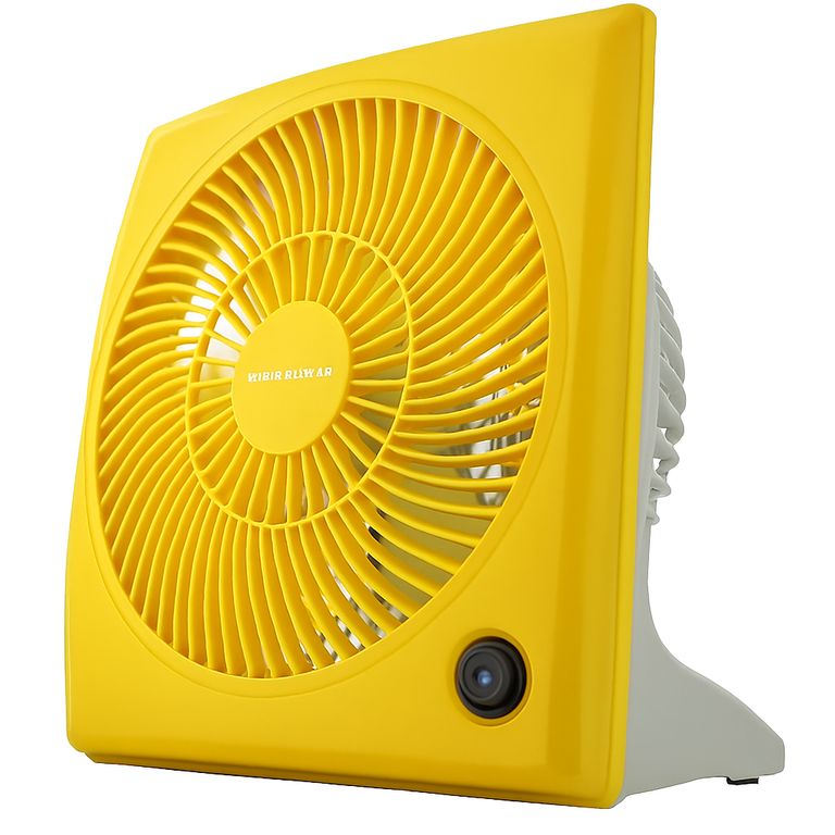 Ventilador de Mesa 9 Pulgadas 2 Velocidades 40 Watts 15729 (Color Amarillo)