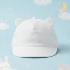 KAST PE - Gorro de Bebé Charlie Blanco 3-24 meses
