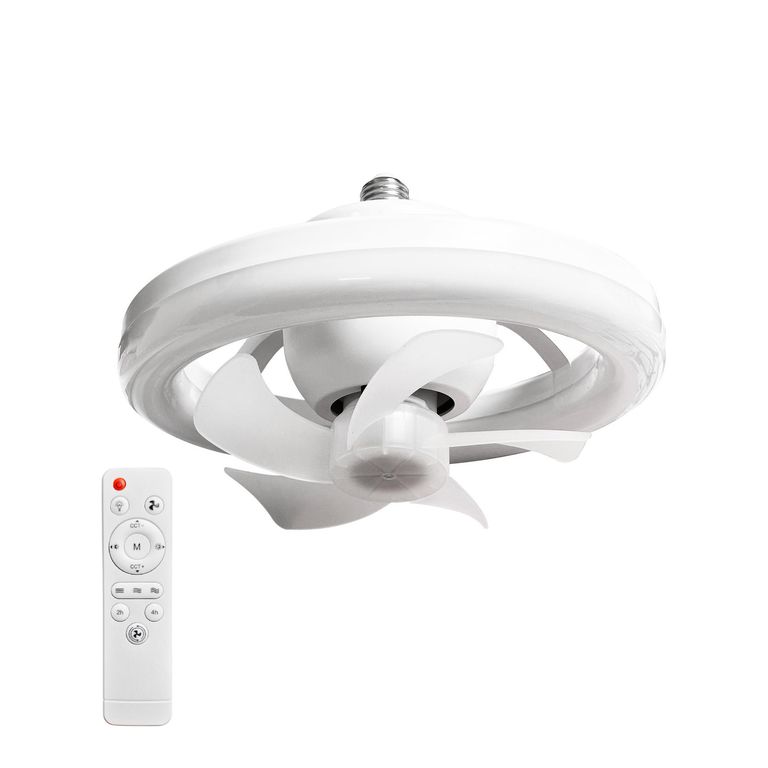 Foco Led Ventilador Giratorio 360º 24W Tricolor