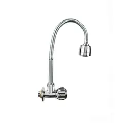 GENERICO - GRIFERIA CAÑO DE COCINA FLEXIBLE PARA PARED