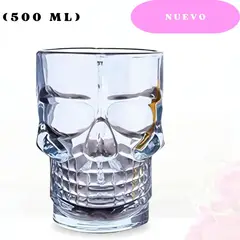 ICHIMATSU - Vaso Cabeza Calabera 500 ml - 16 oz ICHIMATSU. (X6UNI).