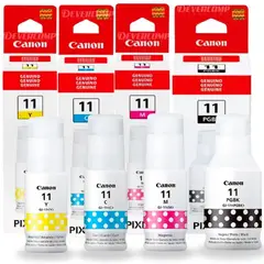 CANON - Pack Tinta GI-11 BK y Colores