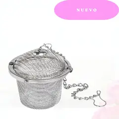 ICHIMATSU - Filtrante para Té de Acero Inoxidable en Forma Barril