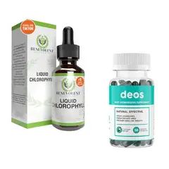 GENERICO - Clorofila Gotas Desintoxicación Del Cuerpo + DEOS desodorante interno