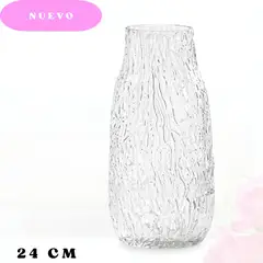 ICHIMATSU - Florero Labrado de Vidrio 24 cm ICHIMATSU.