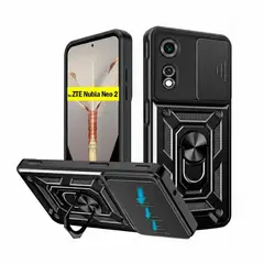 GENERICO - Case Funda Anti-Impacto ZTE NUBIA NEO 2 - Protector Cámara Negro