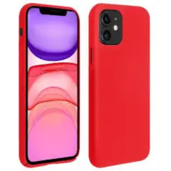 GENERICO - CASE SILICONA IPHONE 11 - ROJO