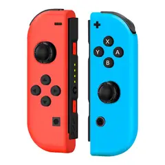 NINTENDO - Set 2 Joycons Switch y Oled Rojo/Azul Nuevo