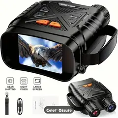 GENERICO - BINOCULAR CON GRABADORA CON VISION NOCTURNA Y DIURNA 1080P 4K