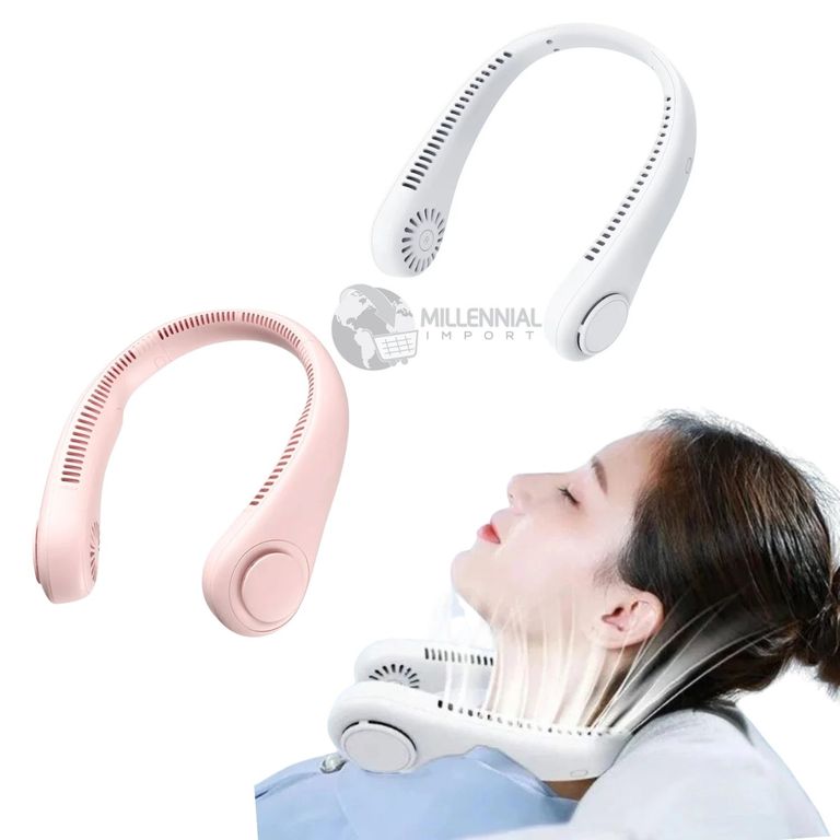 Ventilador de Cuello Portátil para Mujer 3 Velocidades