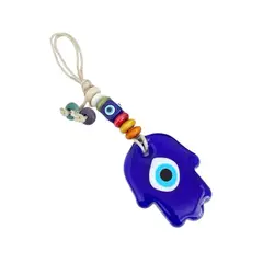 ESPIRAL ROJO - Amuleto Mano de Fátima Colgante - Vidrio