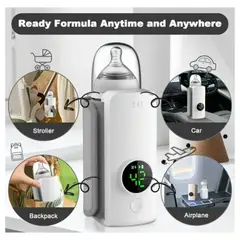 GENERICO - CALENTADOR BIBERON PORTATIL RECARGABLE