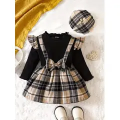 GENERICO - Vestido a cuadros para niña