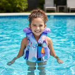 GENERICO - Chaleco Salvavidas Inflable para Niñas Temática Guerreras del K-Pop Talla M