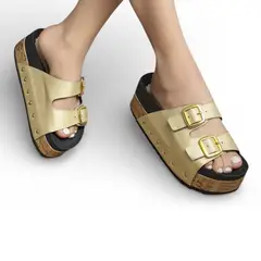 GENERICO - Sueco Mujer Alto X5 2086L-52 Color Dorado