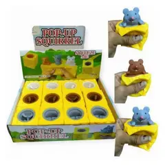 GENERICO - Juguete Antiestrés para Niños - Ardilla Pop-up Squeeze