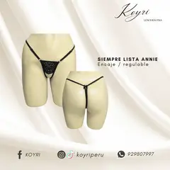 GENERICO - PACK 3 LENCERIA EROTICO O SIEMPRE LISTA ANNIE