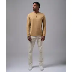 Mbo - Polo Henley 100% Algodón Hombre