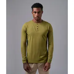 Mbo - Polo Henley 100% Algodón Hombre
