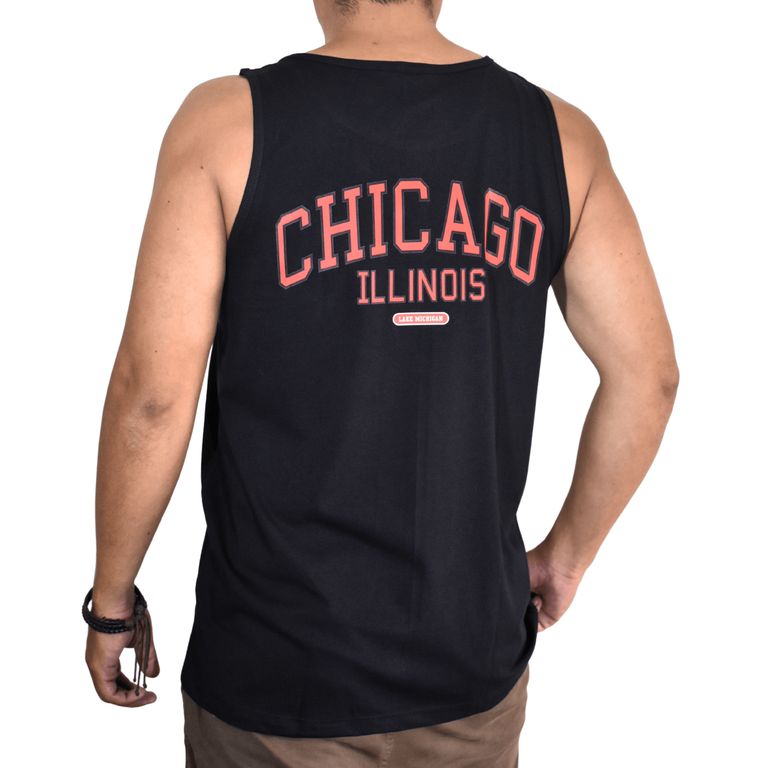 Bividi Algodón Casual Básico Negro Chicago
