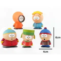 GENERICO - SET SOUTH PARK 5 FIGURAS - SIN CAJA
