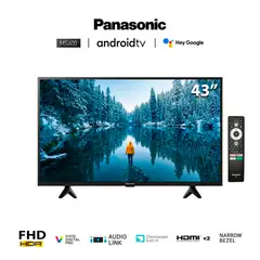 Panasonic - Televisor 43 Android Tv FHD TC-43MS600P Nuevo Modelo - Negro