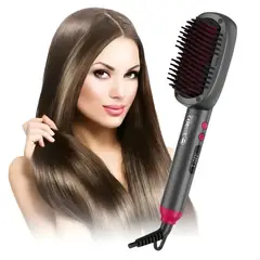 OEM - Cepillo Térmico Rozia Pro Modelo Hr862 Plancha Secadora De Ceramica