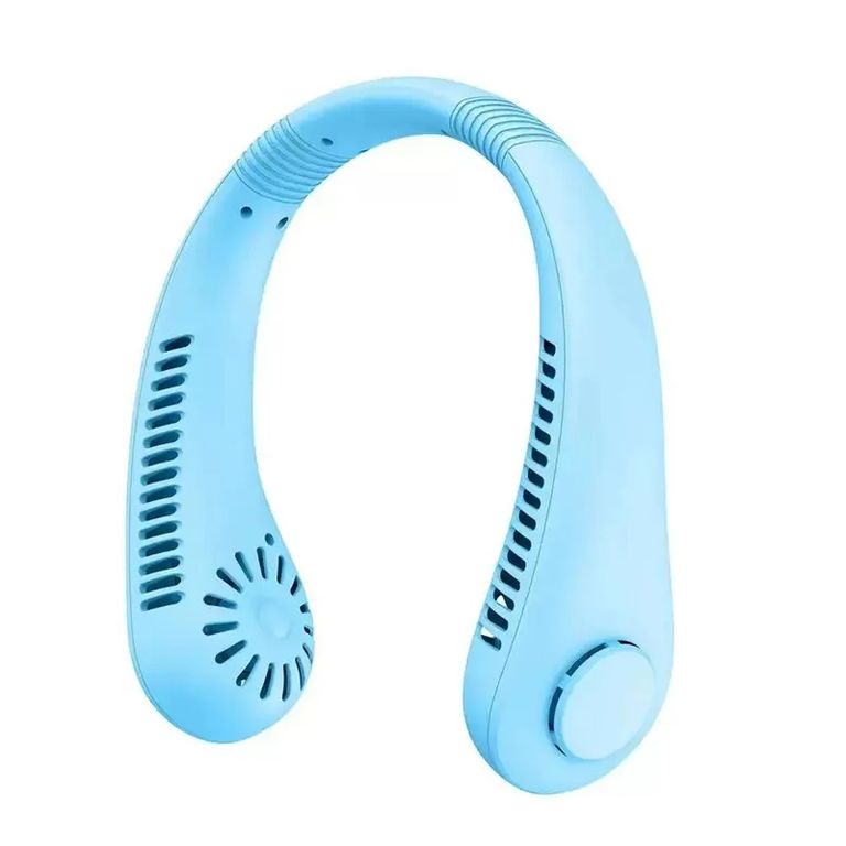 Ventilador para Cuello Portátil USB Recargable 3 Velocidades