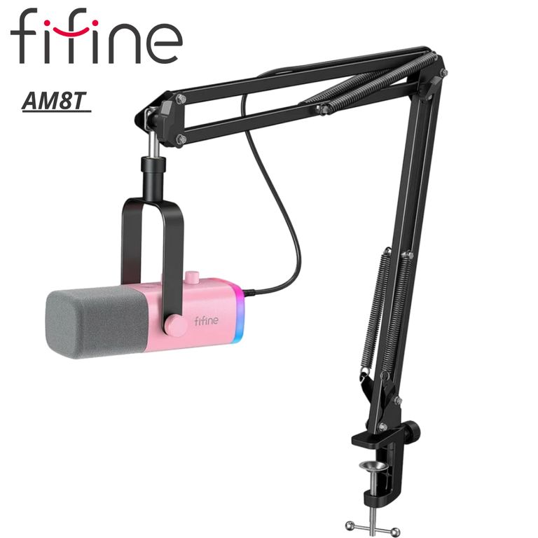 Micrófono AM8T PINK con Brazo
