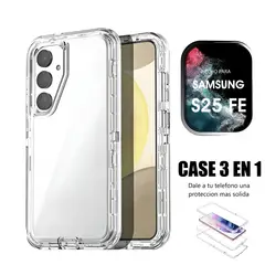 ASIA IMPORT - Case Triple es 3 en 1 Para Samsung S25 Fe