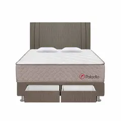 FORLI - Dormitorio 2 cajones Paladio Marrón 2 Plz