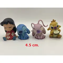 GENERICO - SET DE LILO STITCH ANGEL Y REUBEN 4 UNID