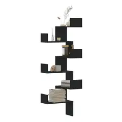 PELIKANO - Repisa Flotante Aqua Melamina 120x45 Negro