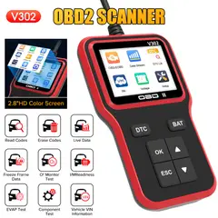 OEM - Escáner OBD2 Completo Diagnóstico Fácil Códigos Datos en Vivo EVAP Y Pantalla a Color