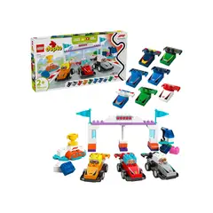 LEGO - DUPLO Town F1 Team Race Cars Drivers Building 10445