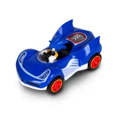 SEGA - CARRITO DE JUGUETE DE SONIC RETROCESO AUTOMATICO ESTANDAR