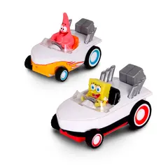 SEGA - AUTO DE JUGUETE BOB ESPONJA Y PATRICIO LANCHAS 2 PACK