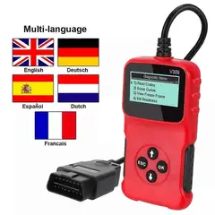 OEM - Escáner OBD2 Profesional con Pantalla Lector de Códigos de Motor Prueba de Batería